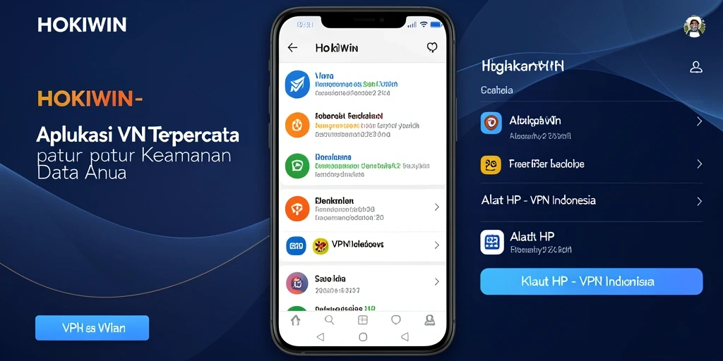 Tampilan antarmuka HOKIWIN yang ramah pengguna dan fungsional.