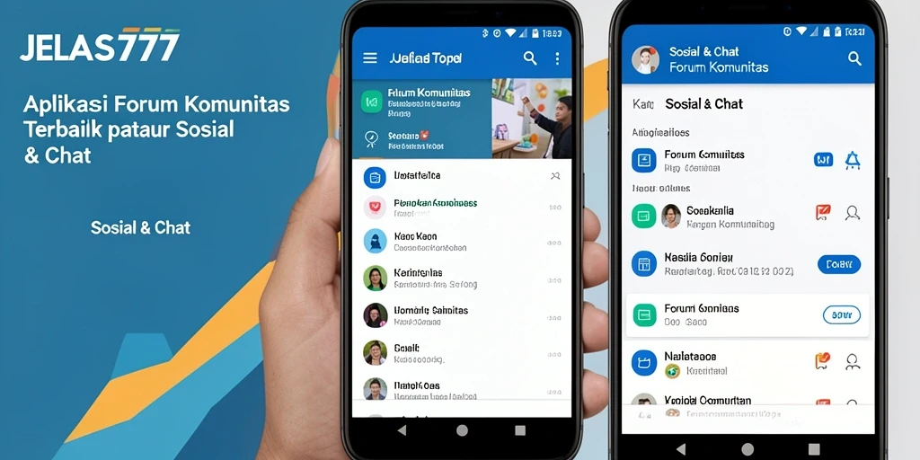 Tampilan antarmuka <strong>JELAS777</strong> yang menarik dan fungsional untuk Forum Komunitas.