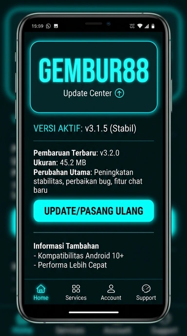 Tampilan riwayat versi gembur88